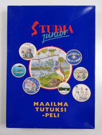 Studia junior Maailma tutuksi 1-10 + Maailma tutuksi-lautapeli