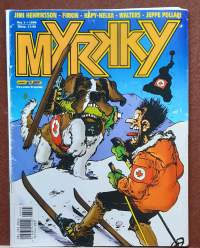 Myrkky 1/1998.  Jimi Henriksson, Firkin, Häpy-Helena, Walters, Jeppe Pollari.  (Sarjakuvalehti)