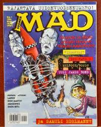 Suomen Mad 1/1996. Räjähtävä uudenvuoden numero. (Sarjakuvalehti)