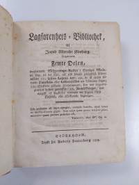 Lagfarenhets-bibliothek : femte delen