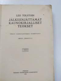 Leo Tolstoin jälkeenjättämät kaunokirjalliset teokset 1-3