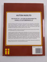 Auton huolto : 104 huoltokohdetta