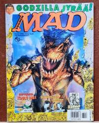 Suomen Mad 8/1998. Godzilla jyrää. (Sarjakuvalehti)