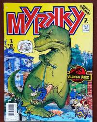 Myrkky 8/1993.  Sarjakuvien dinosaurus.  (Sarjakuvalehti, sopiva keräilykappaleeksi)