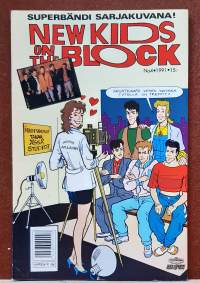 Superbändi sarjakuvana - New Kids on the Block 4/1991.   Juliste mukana. (Sarjakuvalehti, sopiva keräilykappaleeksi)