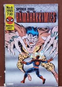 Marvel - Hämähäkkimies 6/1985 - Spider-Man. Hämmästyttävä Hämähäkkimies. (Sarjakuvalehti)