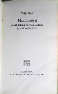 Manillaköysi ja kahdeksan novellia sodasta ja sotilaselämästä