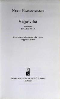 Veljesviha