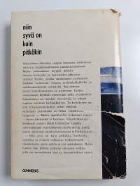 Niin syvä on kuin pitkäkin : poliisiromaani