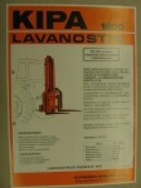 Kipa 1600 lavanostin -myyntiesite