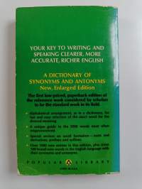 A dictionary of synonyms and antonyms and 5,000 worlds most often mispronounced