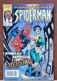 Marvel - Hämähäkkimies 2/2000 - Spider-Man. Ryhmä-X:n raivopää.(Sarjakuvalehti)