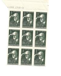 LaPe  306 Sibelius  9 kpl erä  postituore postimerkki **