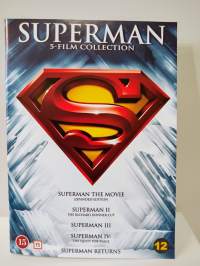 5 x dvd Superman collection