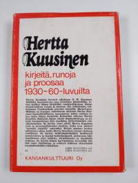 Vuodenaikain myrskyt : kirjeitä, runoja ja proosaa 1930-60 -luvulta