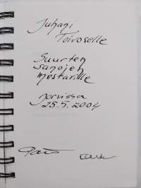 Miehelle (signeerattu, tekijän omiste)