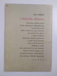 Leikkipaikka pihamaan - runoja, kuvia ja värittämistä pikkuväelle