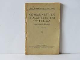 Kommunistien (Bolshevikien) ohjelma