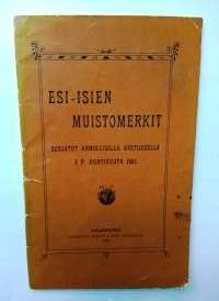 Esi-isien muistomerkit - Suojatut armollisella asetuksella 2 p. huhtikuuta 1883