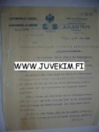 J.Levinson &amp;  CO Odessa 10/23.3 1905 -asiakirja