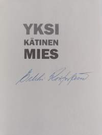 Yksikätinen mies (signeerattu)
