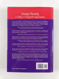 Strategic planning for public and nonprofit organizations : a guide to strengthening and sustaining organizational achievement