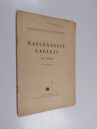 Naisäänisiä lauluja 22. vihko