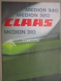 Claas Medion 340, 320, 310 leikkuupuimuri -myyntiesite