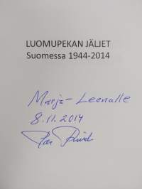 Luomupekan jäljet Suomessa 1944-2014 (signeerattu, tekijän omiste)