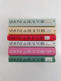 Simone De Beauvoir muistelmat (6 kirjaa) : Perhetytön muistelmat ; Voiman vuodet ; Pariisi 1939-44 ; Ajan haasteet ; Maailman meno ; Loppujen lopuksi