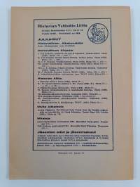 Historiallinen aikakauskirja vuosikerta 1947 (1-4)