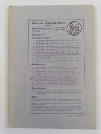 Historiallinen aikakauskirja vuosikerta 1957 (1-4)