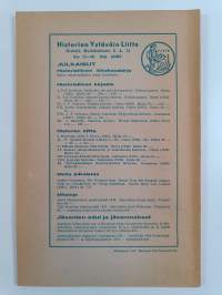 Historiallinen aikakauskirja vuosikerta 1943 (1-4)
