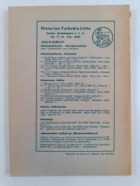 Historiallinen aikakauskirja vuosikerta 1945 (1-4)