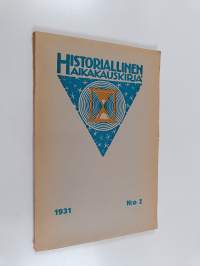 Historiallinen aikakauskirja 2/1931