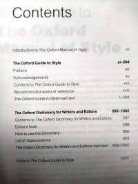 The Oxford Manual of Style - The essential handbook for all writers, editors and publishers