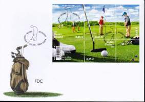 Suomi FDC (ensipäiväkuori) Golf (11.5.2005). LAPE 1745-1748.