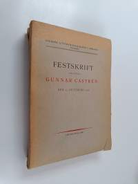 Festskrift tillägnad Gunnar Castrén den 27 december 1938