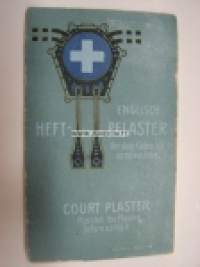 English  court plaster -laastaripakkaus