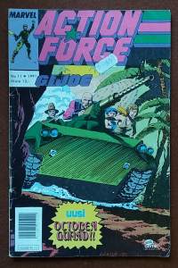 Action Force - G.I. Joe 11/1991.  Uusi October. (Sarjakuvat)
