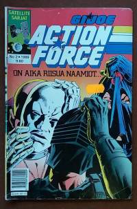 Action Force - G.I. Joe 2/1989.  On aika riisua naamiot. (Sarjakuvat)