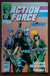 Action Force - G.I. Joe 3/1989.  Liitossa Destron kanssa. (Sarjakuvat)