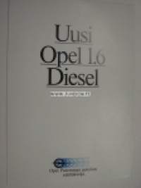 Uusi Opel 1.6 diesel -myyntiesite