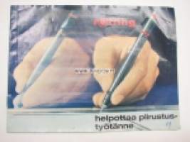 Rotring piirustusvälineet -myyntiesite