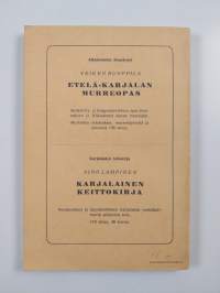 Pohjois-Karjalan murreopas