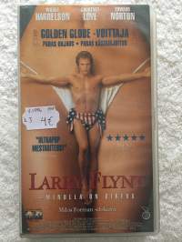 Larry Flynt : &quot; Minulla On Oikeus&quot; Pääosissa:James Cromwell , Woody Harrelson , Courtney Love , Edward Norton,Ohjaus: Milos Forman.   VHS