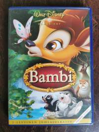 Bambi dvd, piirretty Disney-elokuva vuodelta 1942 (2-levyinen juhlajulkaisu), suomitekstit