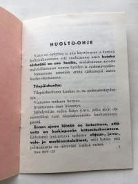 Kuopion Auto-opisto - Auton huolto-ohjeita