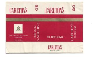 Carlton´s - tupakkaetiketti