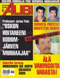 Alibi 1996 N:o 8.  Suomesta poistetut hukutettiin mereen; Morsiamen isä ampui sulhasen äidin; Älä vahingoita varasta - joudut itse liriin.